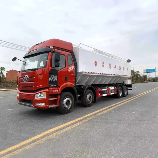 Bulk Feed Truck with Automated Unloading System