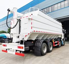 40 Tonnen 8x4 Schüttgut-Futtermitteltransporter Getreide-Tierfuttertransport